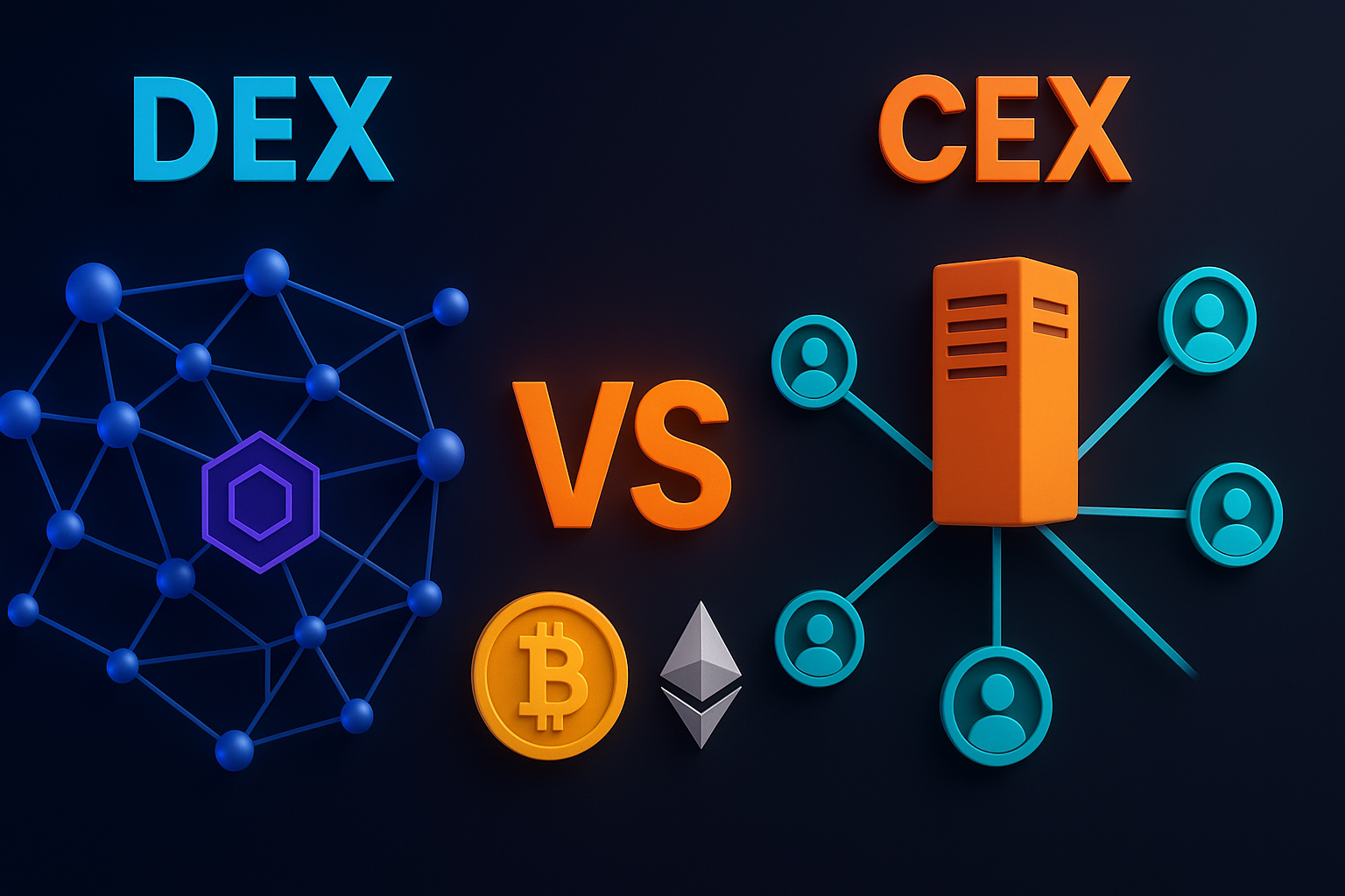 DEX vs CEX: The Ultimate Guide to Decentralized and Centralized Exchanges